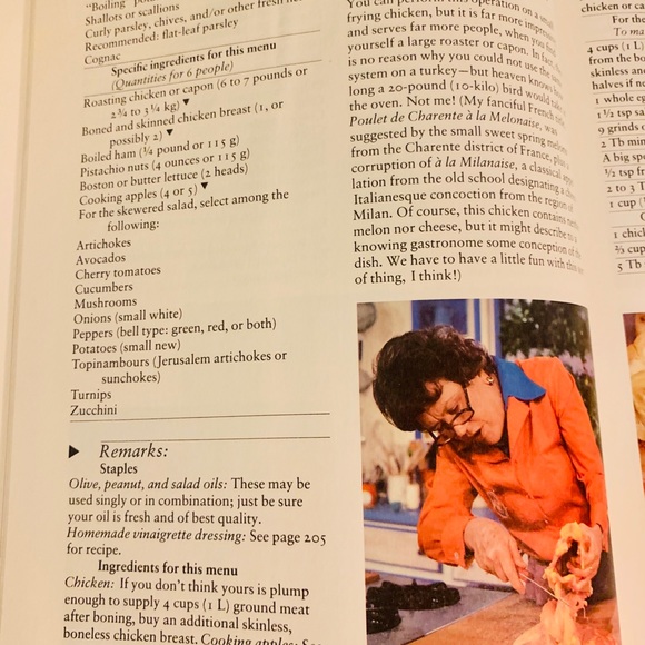 COPY - Vtg Julia Child's Menu Cookbook Holiday Dinner Lunch - Picture 4 of 4